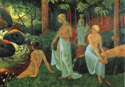 Bathers with White Veils